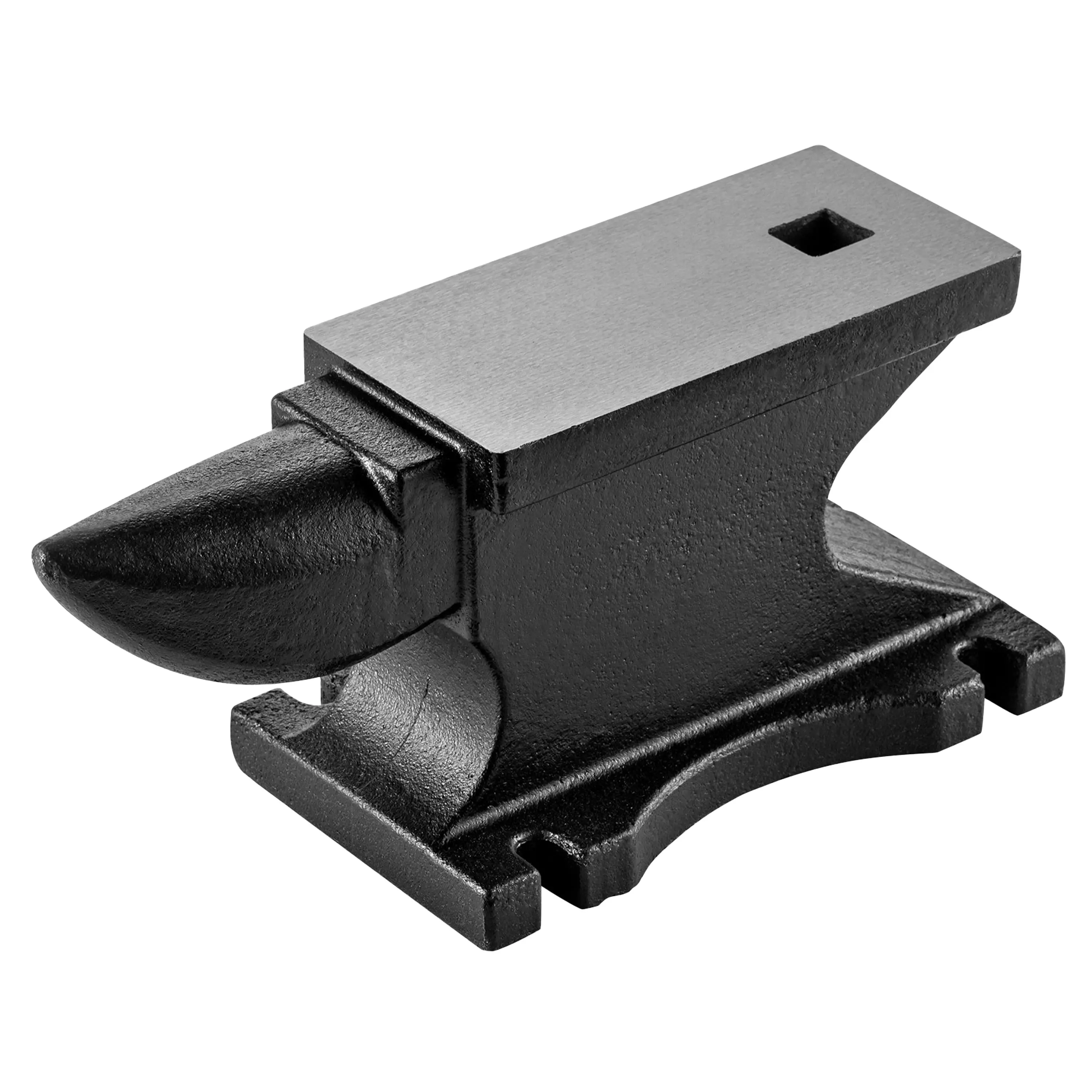 Cast Steel Round Horn Anvil (66Lbs & 100Lbs Options) - Rugged Blacksmith Tool for Forge Work, Jewelry Making & Metal Casting - DIY Metalsmith Equipment