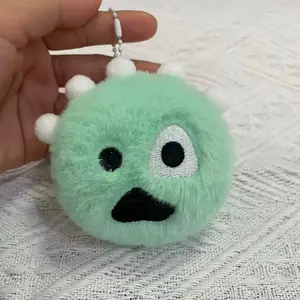 Cortisball plush ball pendant with the same plush, ugly and cute object around, hanging chain, fan bag gift,