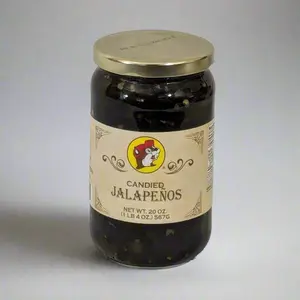 Buc-ee's Candied Jalapenos 20 oz Jar Sweet & Spicy Handpicked Gourmet Treat for Burgers Tacos & More Bold Flavor Balance Versatile Culinary Use Natural Ingredients - Cheese