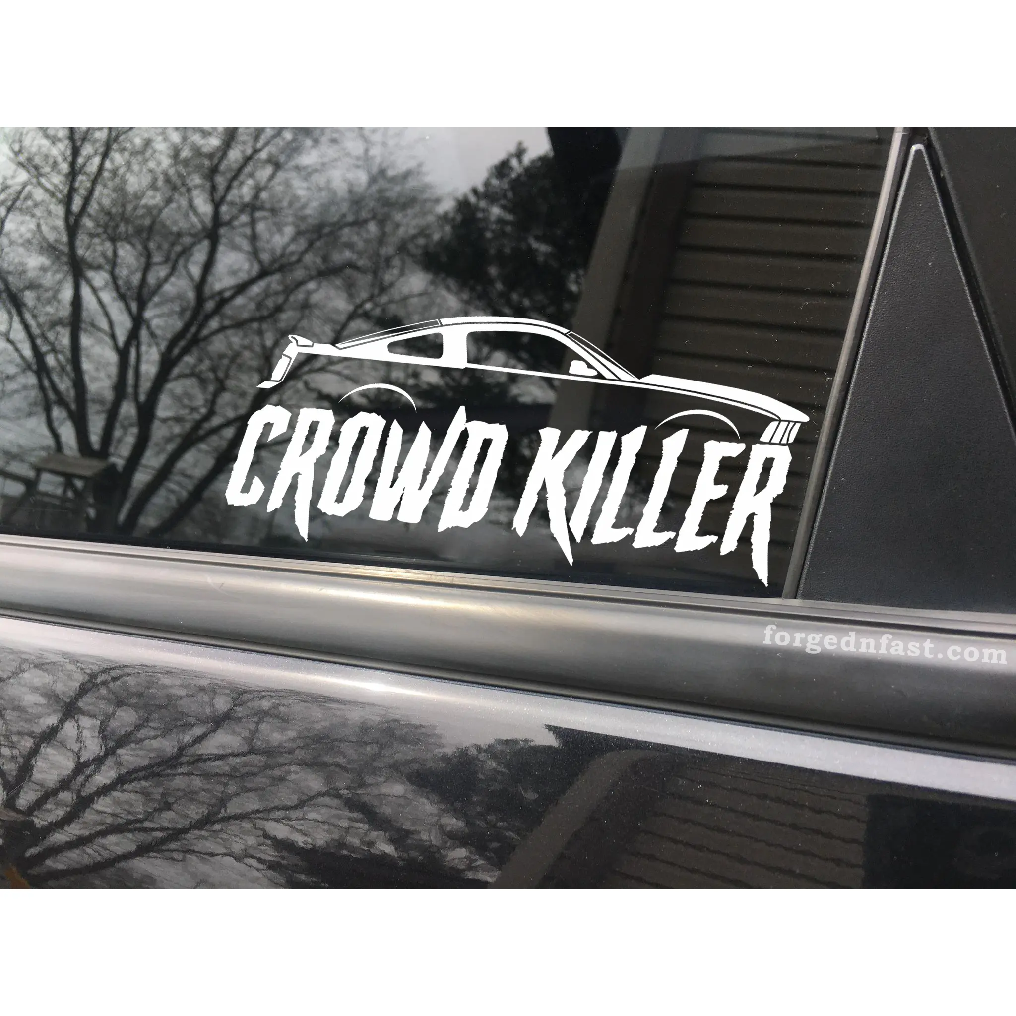 Crowd Killer funny car mustang sticker decal