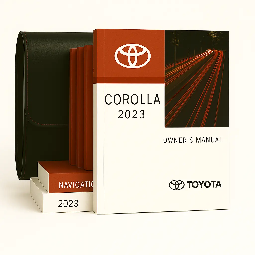 2023 Toyota Corolla Owners Manual - Complete Set