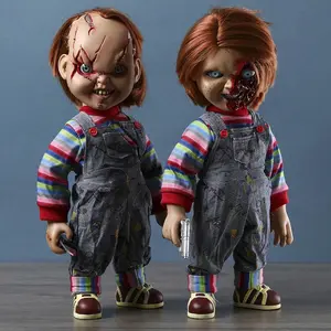 38cm Mezco Talking Chucky Collectible Action Figure Model Doll Toy Figurals Brinquedos