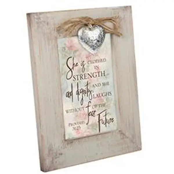 Dicksons LF20SN Clothed with Strength Dignity Photo Frame - 4 x 6 in.
