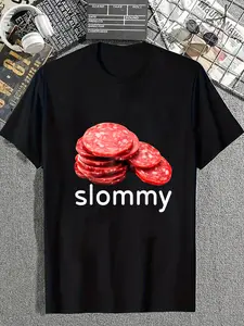 cotton Slommy Salami Meme Oddly Specific Funny Memes Internet Memes T-Shirt casual Fashion graphic tees for women