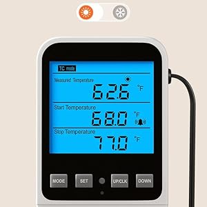 INKBIRDPLUS Plug in Thermostat Timer with Cycle Time Period Control, Heating/Cooling  tiktokshopstockup  mothersdaygift