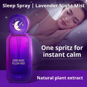 Lavender Sleep Spray, Natural Pillow Spray for Adults, Calm Anxiety & Promote Deep Sleep | Bedroom Aromatherapy, Stress Relief Gift