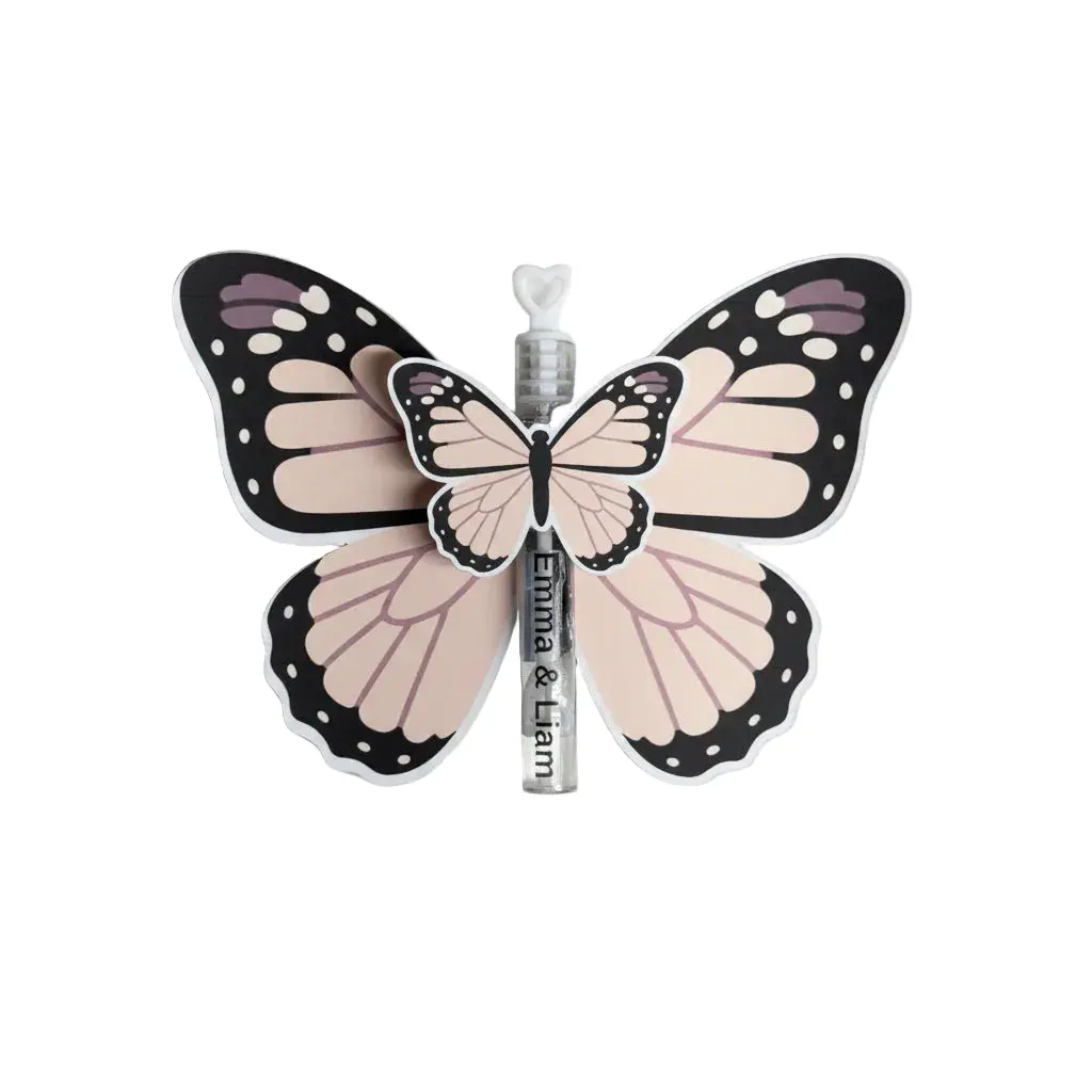 Personalized Magical Butterfly Bubble Wands, Festive Party Favors & Gifts for Wedding, Baby Shower Events