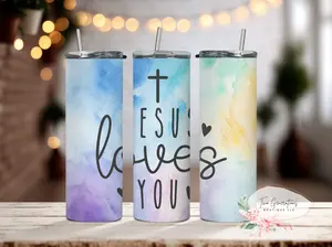 Jesus Loves You Tumbler