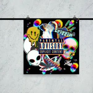 Parental Advisory Poster Decor Matte