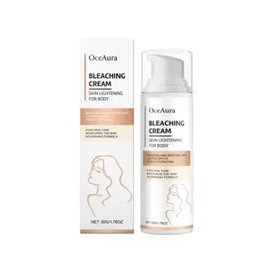 Nourishing Body Brightening Bleaching Cream 50g, Fade Body Dark Spots Hyperpigmentation, Deep Hydrating Moisturizer to Even Out Uneven Body Skin Tone