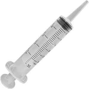 30 ml (1 oz) Plastic Syringe, Disposable Catheter Tip Syringe for DIY Crafts, Feeding Pets, Dispensing, Measuring, Watering - 1 Each