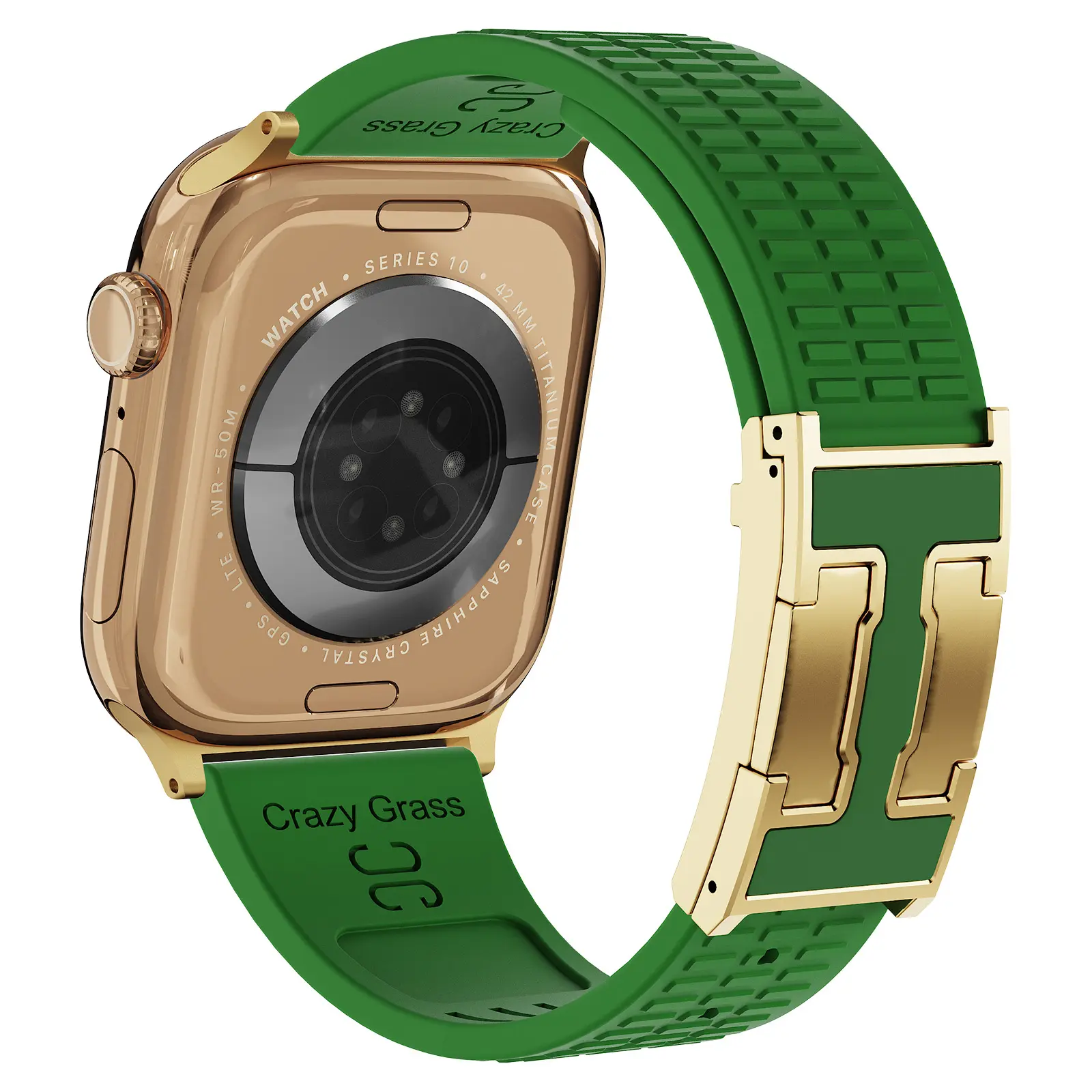 CRAZYGRASS Magnetic Watch Strap Women Silicone Watch Band 38mm