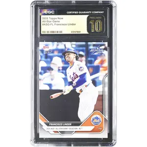 Francisco Lindor Seattle Mariners 2025 Topps Now All-Star Game #ASG-FL CGC Authenticated PRISTINE 10 Card