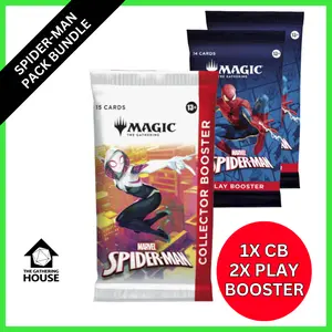 SPIDER-MAN PACK BUNDLE (1x CB + 2X PLAY) - (SPM) MTG - Magic the Gathering (ARRIVES 9/19/25)