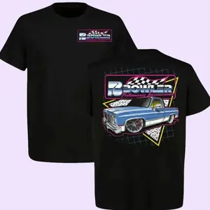 Bowler Performance Transmissions Square Body T-Shirt, 80s Retro Truck Tee Casual Streetwear, Squarebody Cotton Shirt Unisex Style
