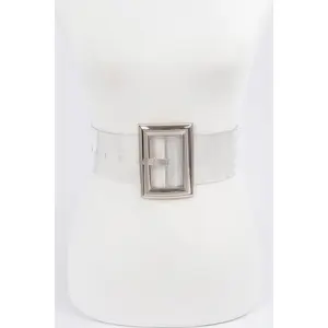 Oversized Transparent Pvc Belt