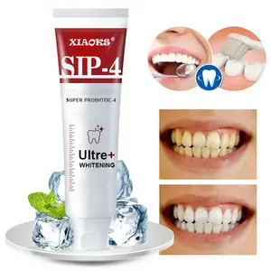 XIAOKS SIP-4 Probiotic Toothpaste for Stain Removal & Teeth Whitening Oral Hygiene Essentials Daily Radiant Formula
