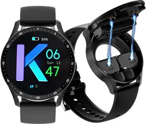 X10 Waterproof WatchTWS Earphones1.39 HD large screen | All metal CNC steel feel Watch earphones IP67 waterproof | TWS earphones Earphone Hall switch control | Extra long standby I NFC Dynamic Heart Rate Monitoring | 3605 Real Blood Oxygen Wearable