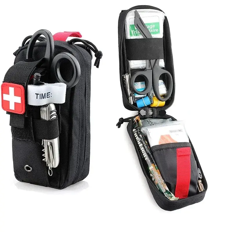 IFAK Emergency Medical Kit - MOLLE First Aid Pouch, Tourniquet Included, for Outdoor Preparedness & Home Safety