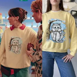 0palite Cat Butter Comfort Tee, Cute Meow Comfort Colors Sweatshirt