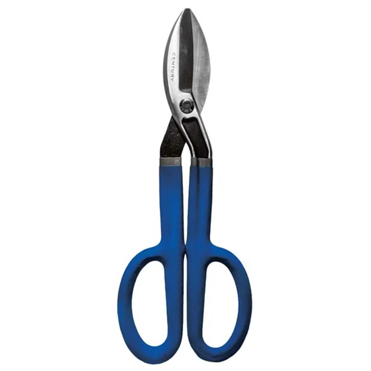 Century Batteries 12 In. Heavy-Duty Carbon Steel Tin Snips for Tin Snipping - 1.8 lbs, Heat-Treated Cutting Blade, Ergonomic Ergo Grips, 1.25x4.13x14.5 in Metal Cutting Tool for Home/Cycling Sports Needs