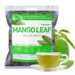 VIRAL Wildcrafted Whole MANGO Leaf Tea (Hoja de Mango) 5oz (141g) 20% More Product | Pure & Natural Loose Leaf Mango Tea | Handpicked, Non-GMO,... Herbal Beverage