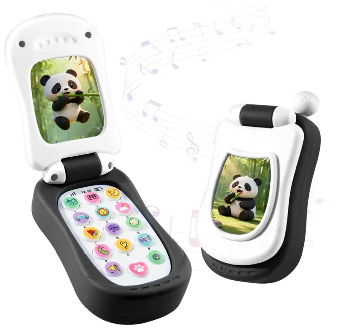 Baby Cell Phone Toy for Toddlers 1-3 Years – Musical Play Phone with Lights & Sounds | Educational Pretend Smart Phone Toy, Early Learning Birthday Gift for 18 Months+ Boys & Girls