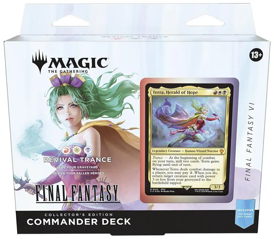 Magic: The Gathering - Final Fantasy Revival Trance Collector's Edition Commander Deck