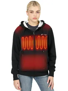 VENTURE HEAT Bluetooth Heated Hoodie for Women – Winter Coat, Outdoor Clothing, with Battery Pack Included -App Control Sweatshirt Sweater