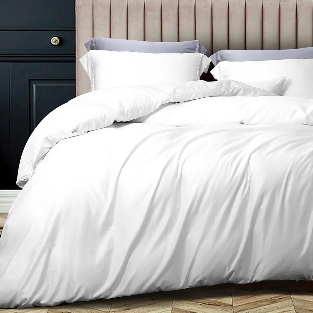 Satin Duvet Cover Set, Ultra Luxury and Soft with Hidden Zipper Design Comforter Cover Set 3 Pieces