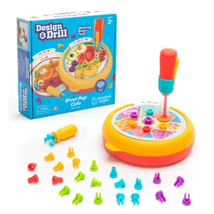 Educational Insights Design & Drill Rivet Pop Cafe