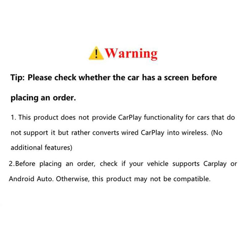 【NewYear2026】2026 New Wireless CarPlay Adapter - No-Delay Connection | Hands-Free Calling & iPhone/Android