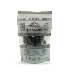 Aztlan Inka Moss Dried Wildcrafted Purple Irish Moss Chondrus Crispus Superfood Sun Dried Healthy Food 2 Oz Bag