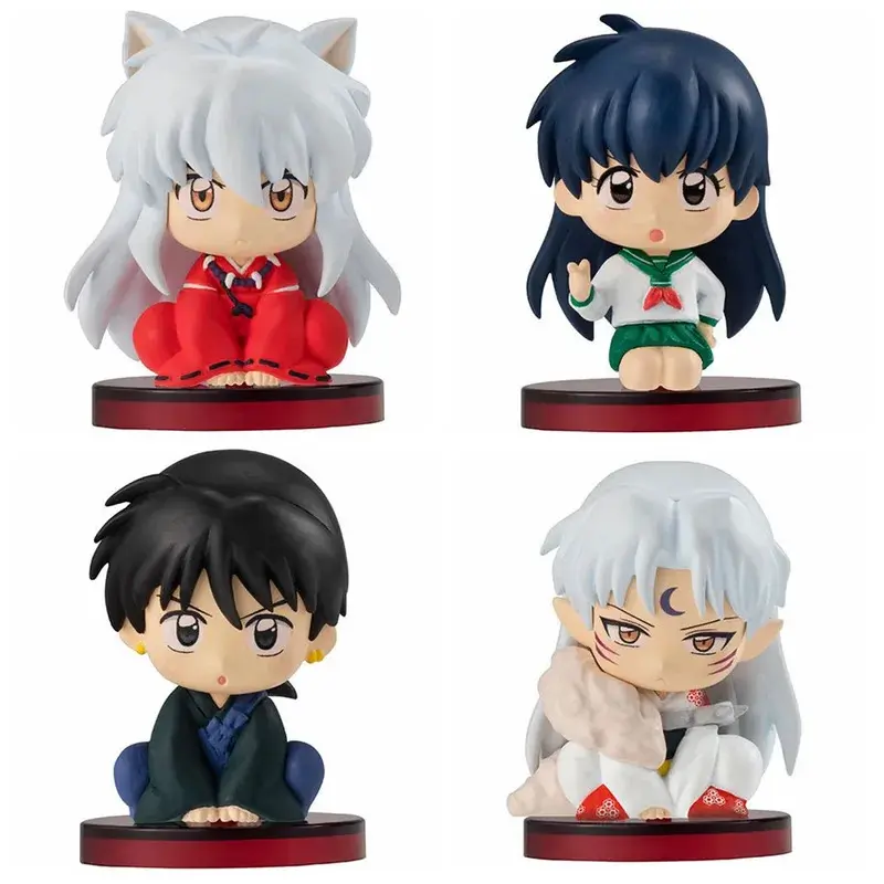 4Pcs 5cm Mini PVC Anime Collectible Toy Set, Minifigures Action Figures, Small Action Figures