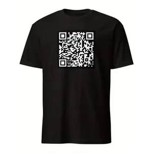 MONO LABEL Show Me Them Titties Scannable QRCode Short-Sleeve Unisex T-Shirt