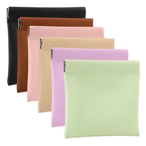 6 PCS Small Makeup Bag for Purse, Mini Portable Cosmetic Bags for Women, Coin Purse Lipstick Cosmetic Accessories Organizer, Small Travel Kit Storage Pouch