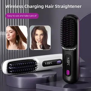 USB Ceramic Heat Straightening Brush