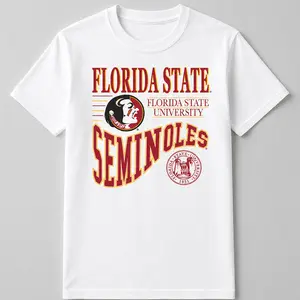 [MADE IN US] Florida State Seminoles T Shirt, Official FSU University Graphic Tee, Soft Cotton, Perfect Gift For Alumni, Students, And Sports Fans