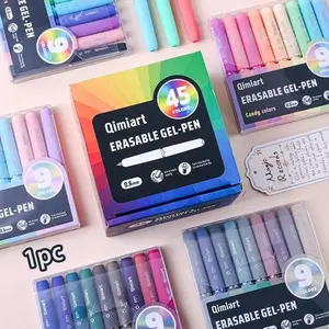 Blue Fruit 9/45 Color Thermal Erasable Gel Pen Set, Ideal for Drawing, Journaling, School Supplies, Aesthetic Markers