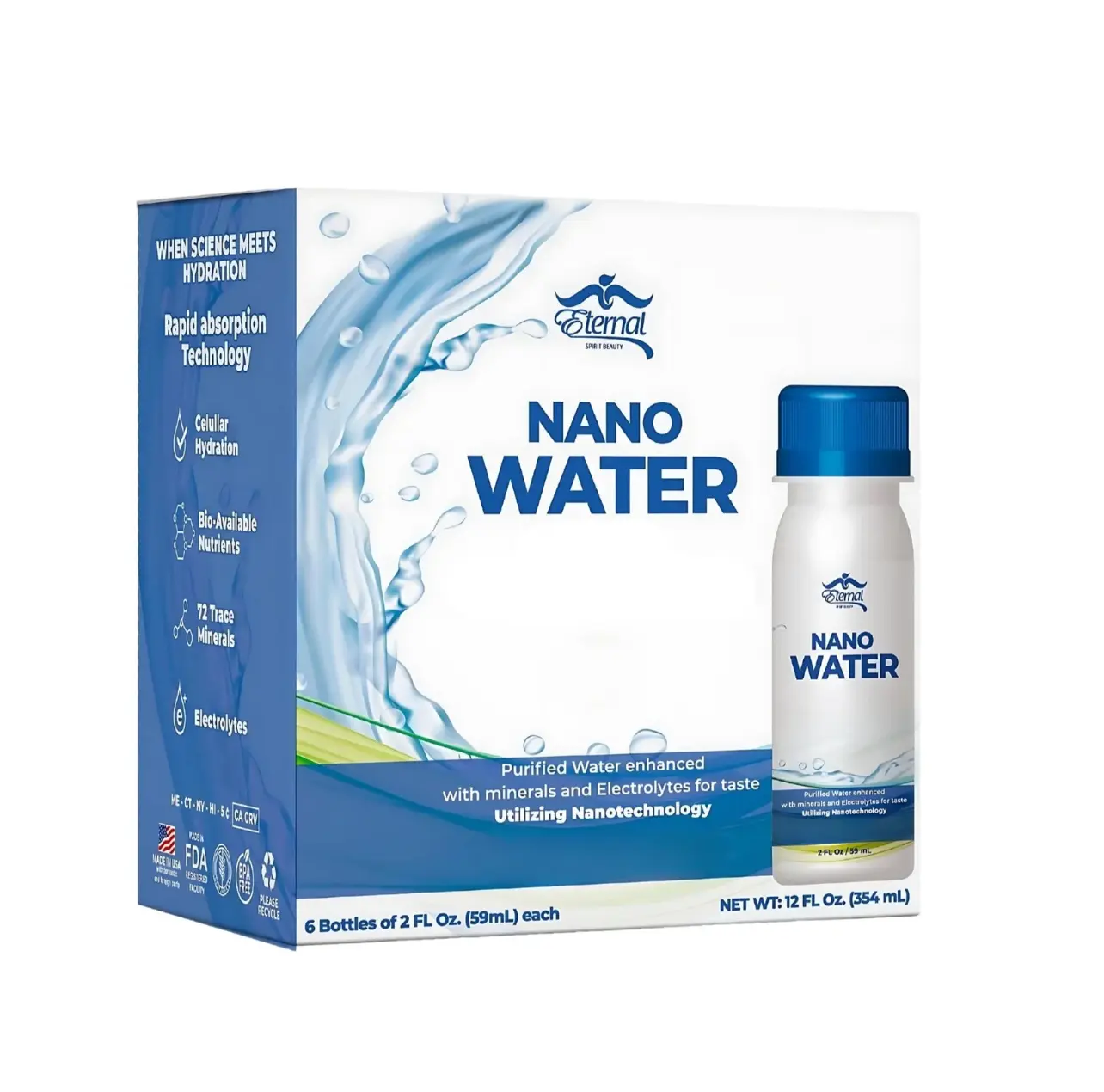 Eternal Spirit Beauty- Nano Water Concentrated with Vitamins and Minerals