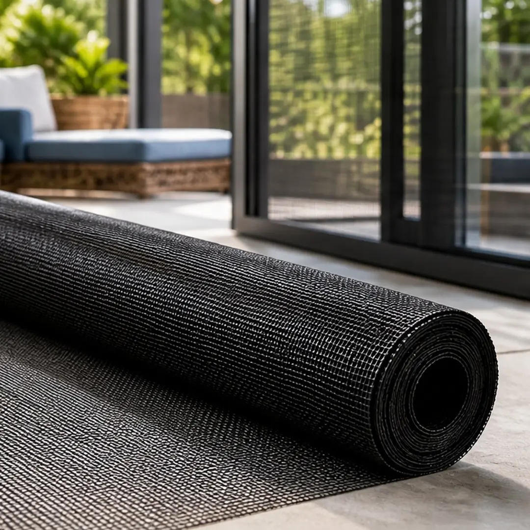 ARCH 24 Inch x 48 Feet 304 Stainless Steel Window Screen Roll Black High-Transparency Durable Metal Mesh Replacement for Doors Patios Porches DIY Easy Cut Install Rust-Resistant Ventilation Security Screen, Black Color Options, Color: Black