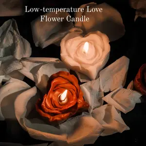 [Wildry] Heart Glow Body Safe Candle: Low-Temperature Massage Wax with Strawberry & Black Cherry Essences