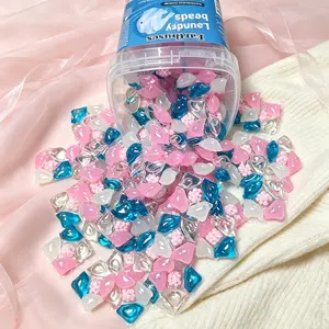 Multi-Function Scented Laundry Gel Beads (5-in-1 Pack, 200g/300g/600g Options) - Concentrated Active Ingredients, Low Foam, Easy to Rinse, Soft & Anti-Static, Deep Cleaning Stain Removal, Maintains Freshness, Household Items for Laundry Room
