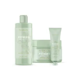 Pistachio Macaron Body Collection - Experience sweet sophistication with the Pistachio Macaron Body Collection, featuring body wash, hand cream, and body butter. This line nourishes your skin and indulges your senses - Farmasi French