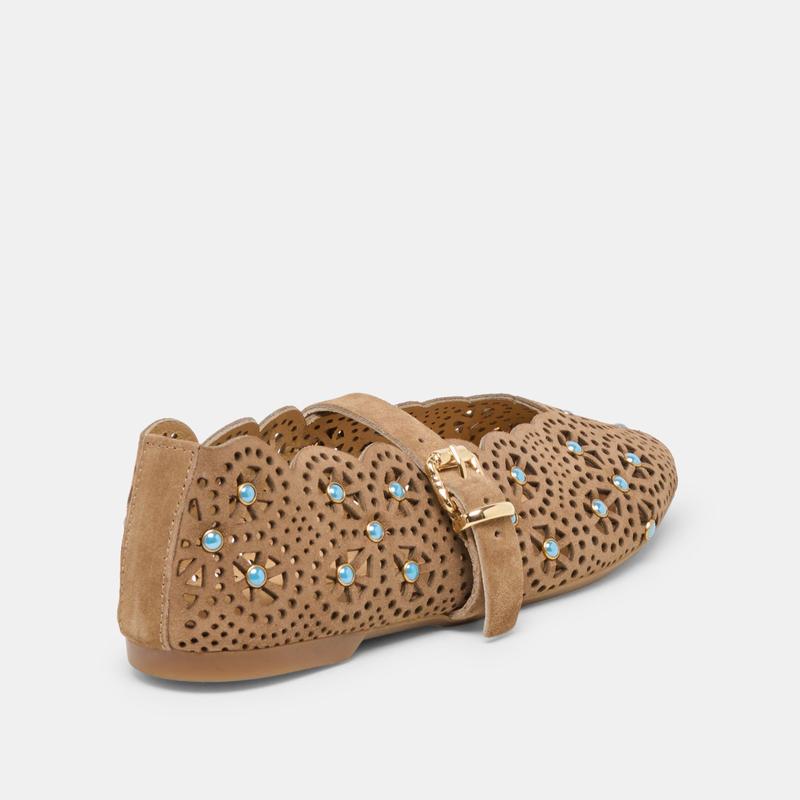 Dolce Vita MORGIN BALLET FLATS MUSHROOM SUEDE