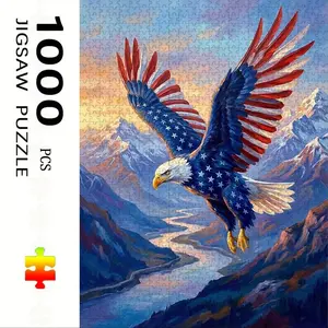 1000 Piece -Tailed Eagle Puzzle, Large Adult Family Interactive Toy, DIY Home Decor Brain Challenge, Holiday Scene, Perfect Gift, Puzzle Game