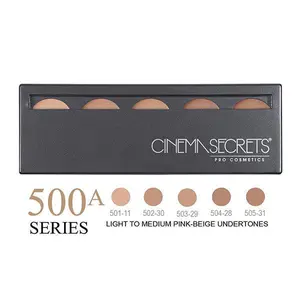 Light-Med Pink-Beige Undertones, 500A series,Ultimate Foundation 5-IN-1 PRO Palette