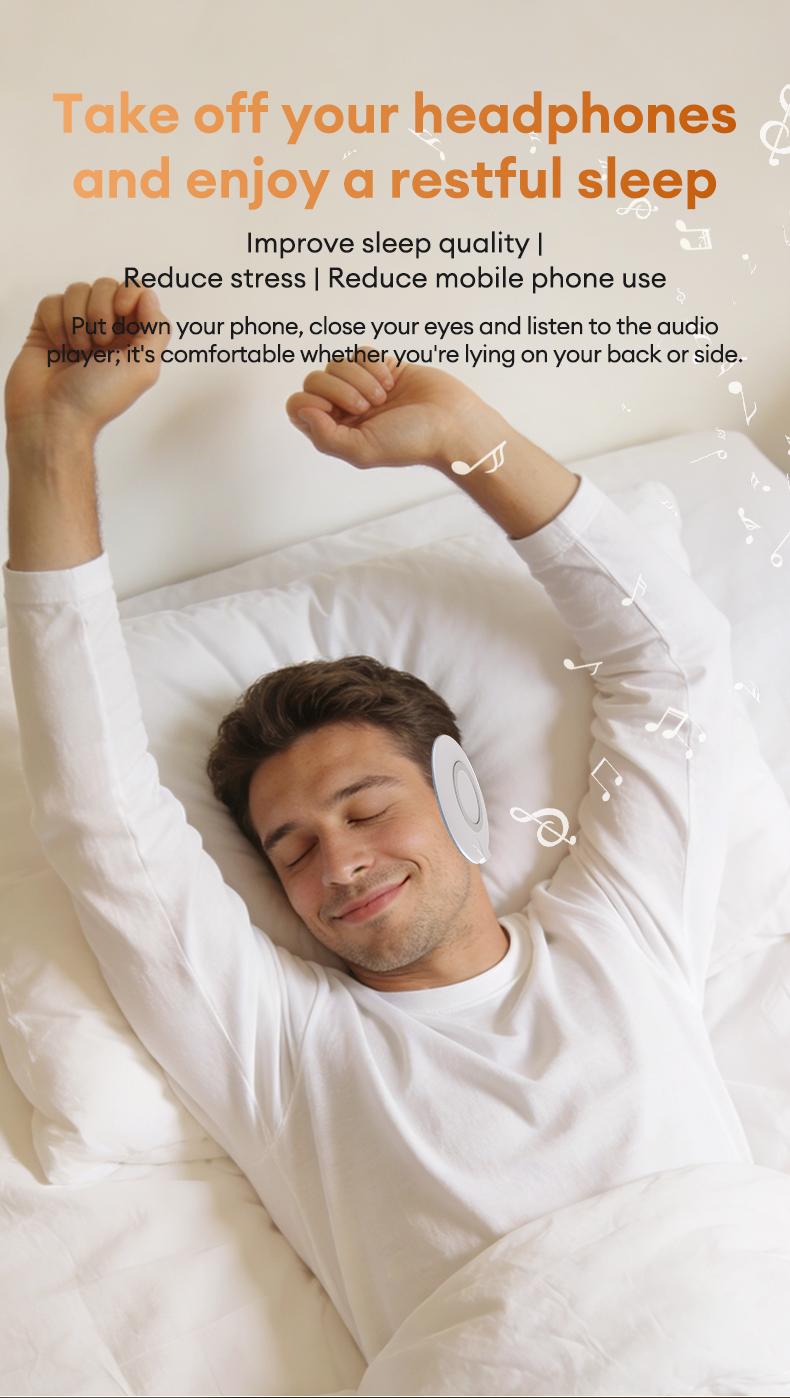 HYUNDAI S1 Ultra-Thin Bluetooth Pillow Speaker with Bluetooth 6.0, Soft Immersive Sound Field, Pillow CD Player for Bedtime Music & Audiobooks, Headphone-Free Sleep Speaker, Compatible with Android & iOS HYUNDAI S1 Ultra-Thin Bluetooth Pillow Speaker with Bluetooth 6.0, Soft Immersive Sound Field, Pillow CD Player for Bedtime Music & Audiobooks, Headphone-Free Sleep Speaker, Compatible with Android & iOS