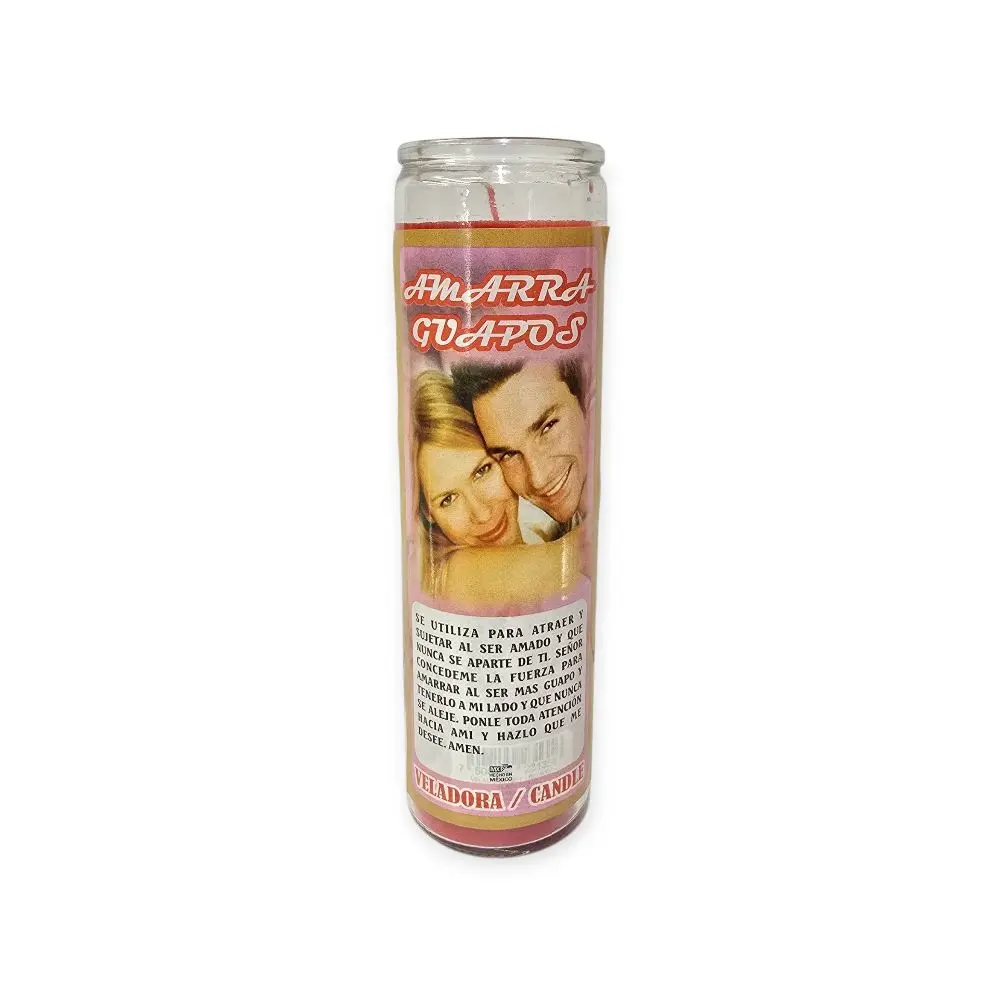 Attract Handsome Ones Candle - Powerful Attraction Ritual by Brand - Amarra Guapos Spell Candle for Desired Attraction