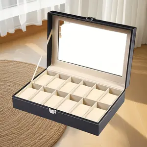 Luxury Watch Storage Box Organizer, Large Capacity Anti-Oxidation Multi-Functional Design, Elegant High-End Display Case for Watches, Watch Protector